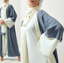 Load image into Gallery viewer, Chiffon Abaya - Bluish
