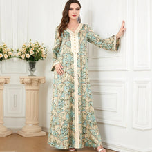 Load image into Gallery viewer, Qaftan Style dress - Soft Sage
