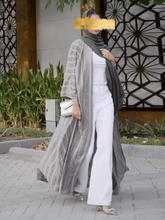 Load image into Gallery viewer, Zahra Abaya - Grey
