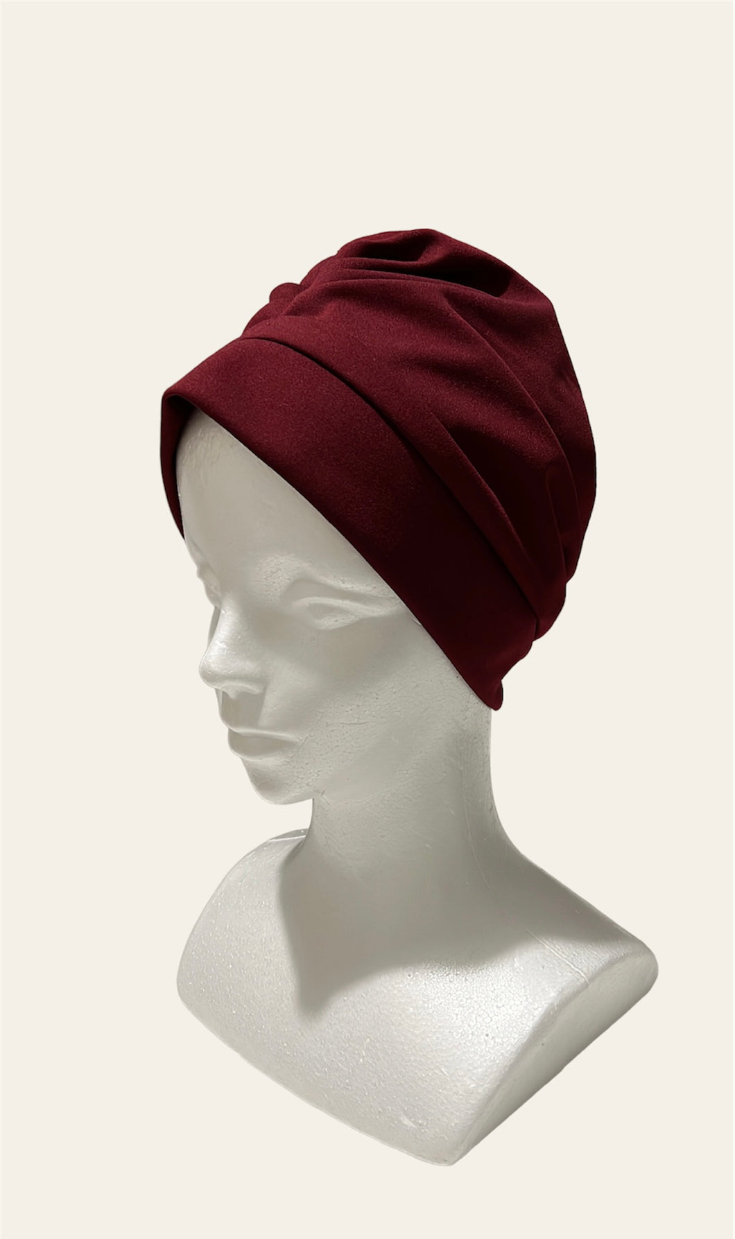 Opaque round Turban | Maroon