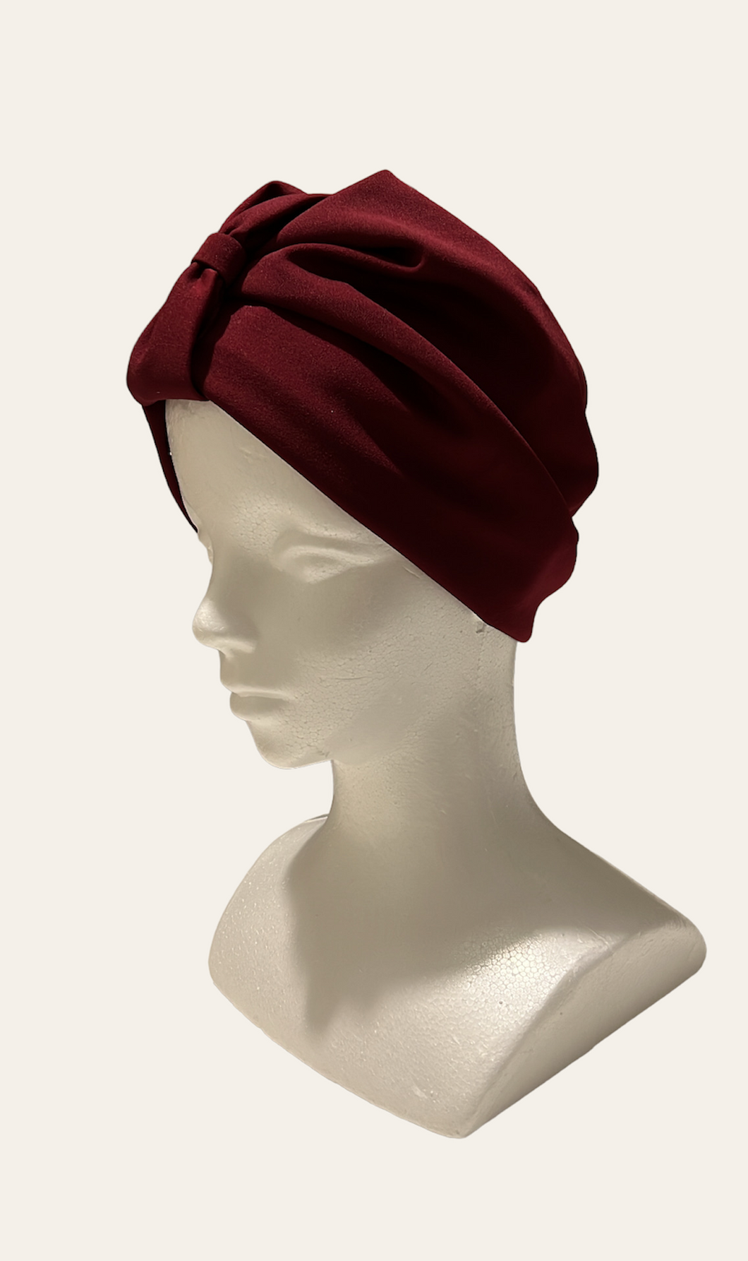 Opaque Turban | Maroon