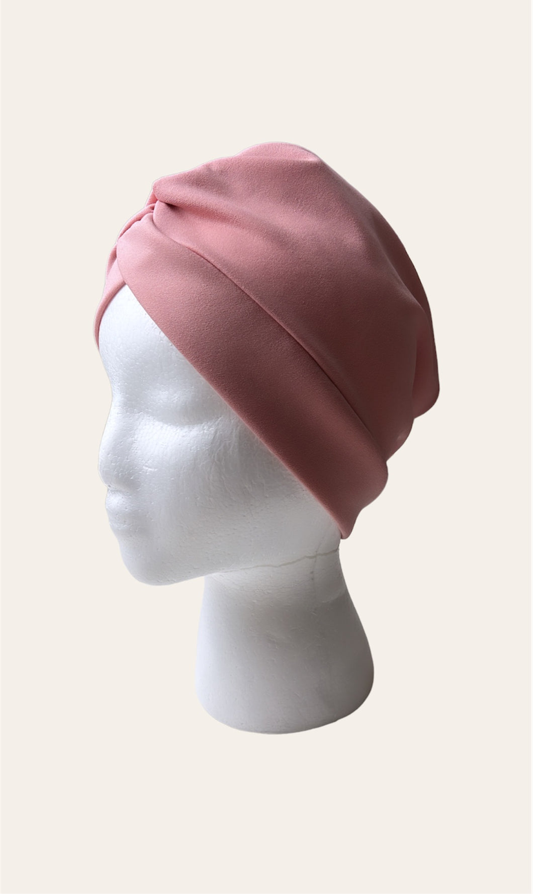 Opaque Cross Turban | Rose